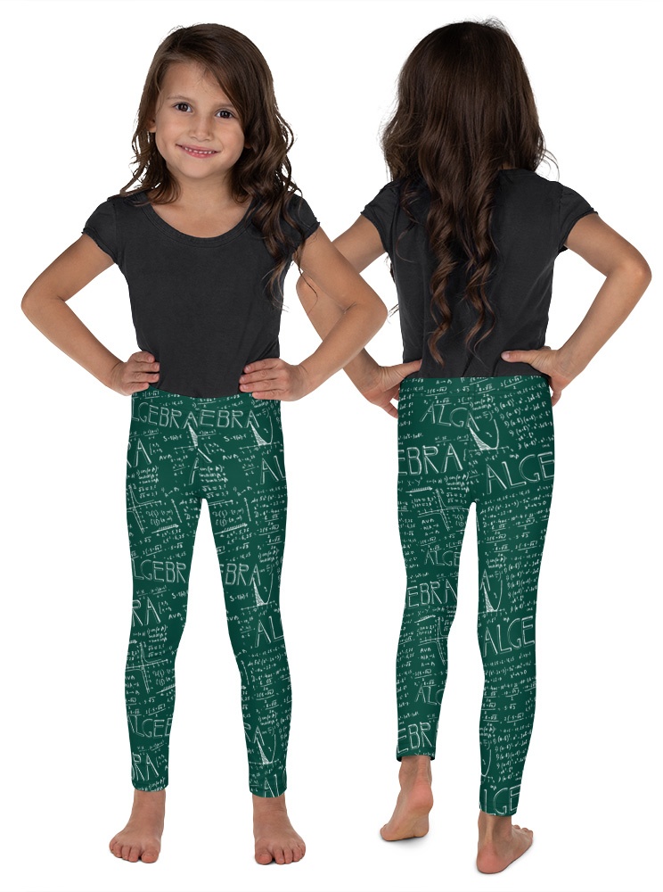 Math Algebra Leggings for Kids - Teeny Chimp Kids Fashion
