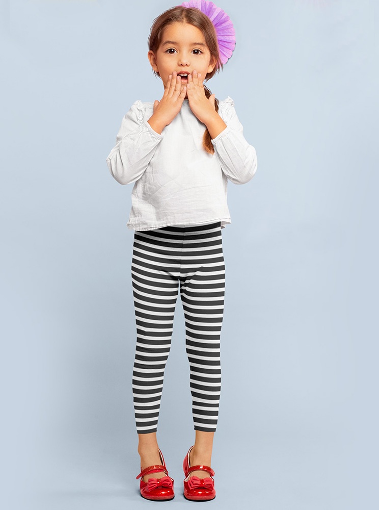 Horizontal Stripes Leggings for Kids