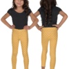 Ice Cream Waffle Cone Costume Leggings for Kids - Teeny Chimp Kids Fashion