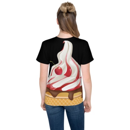 Ice Cream Soft Serve Strawberry Costume T-shirt / Short Sleeve / Youth Sizes