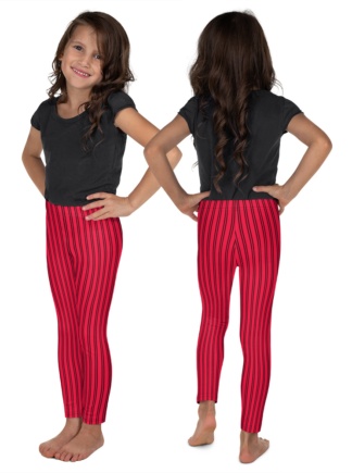 Red Blood Cell Leggings for Kids - Teeny Chimp Kids Fashion