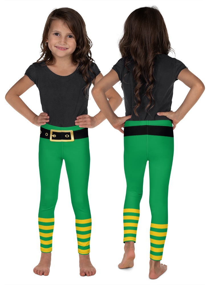 St Patrick's Day Leprechaun Pants Green Leggings for Kids - Teeny Chimp  Kids Fashion