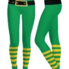 St Patrick's Day Leprechaun Pants Green Leggings for Kids - Teeny