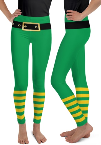 St Patrick’s Day Leprechaun Pants Green Leggings for teenages