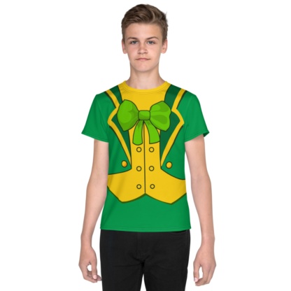 St Patrick’s Day Leprechaun Suit T-shirt for Kids / Short Sleeve