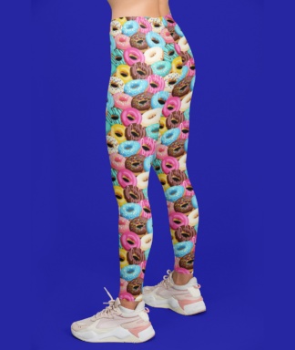 Colorful Donut Leggings / Youth Size