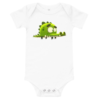 Crocodile T-Shirt For Babies / Short Sleeve onsie