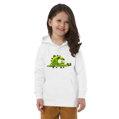 Crocodile alligator Eco Hoodie for Kids