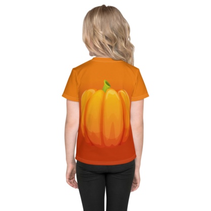 Halloween Orange Pumpkin Kids T-shirt / Short Sleeve
