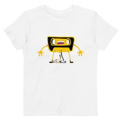 Cassette Unwound Short sleeve kids organic t-shirt