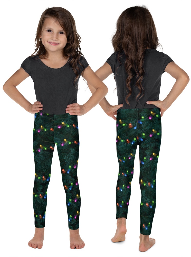 Christmas Tree Leggings for Kids - Teeny Chimp Kids Fashion