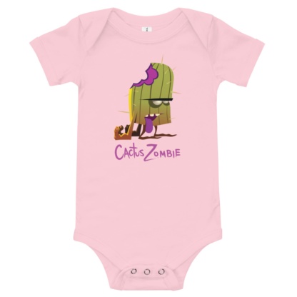 Bitten Cactus Zombie Baby Onesie / Short Sleeve Jumper infant