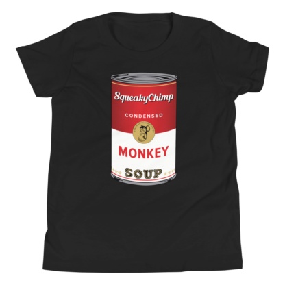 Monkey Soup T-shirt For Kids / Short Sleeve Chimp Monkeys