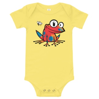 Poison Frog Baby Onesie / Short Sleeve Infant babies Clothing